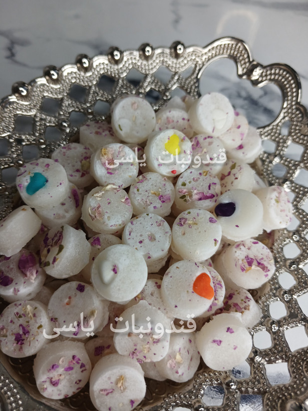 قندفود وانیلی یاسی | قند طعمدار با عطر وانیل
