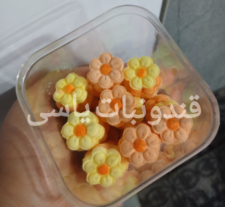 قند فود بابونه با طعم موز و پرتقال | قند دستساز