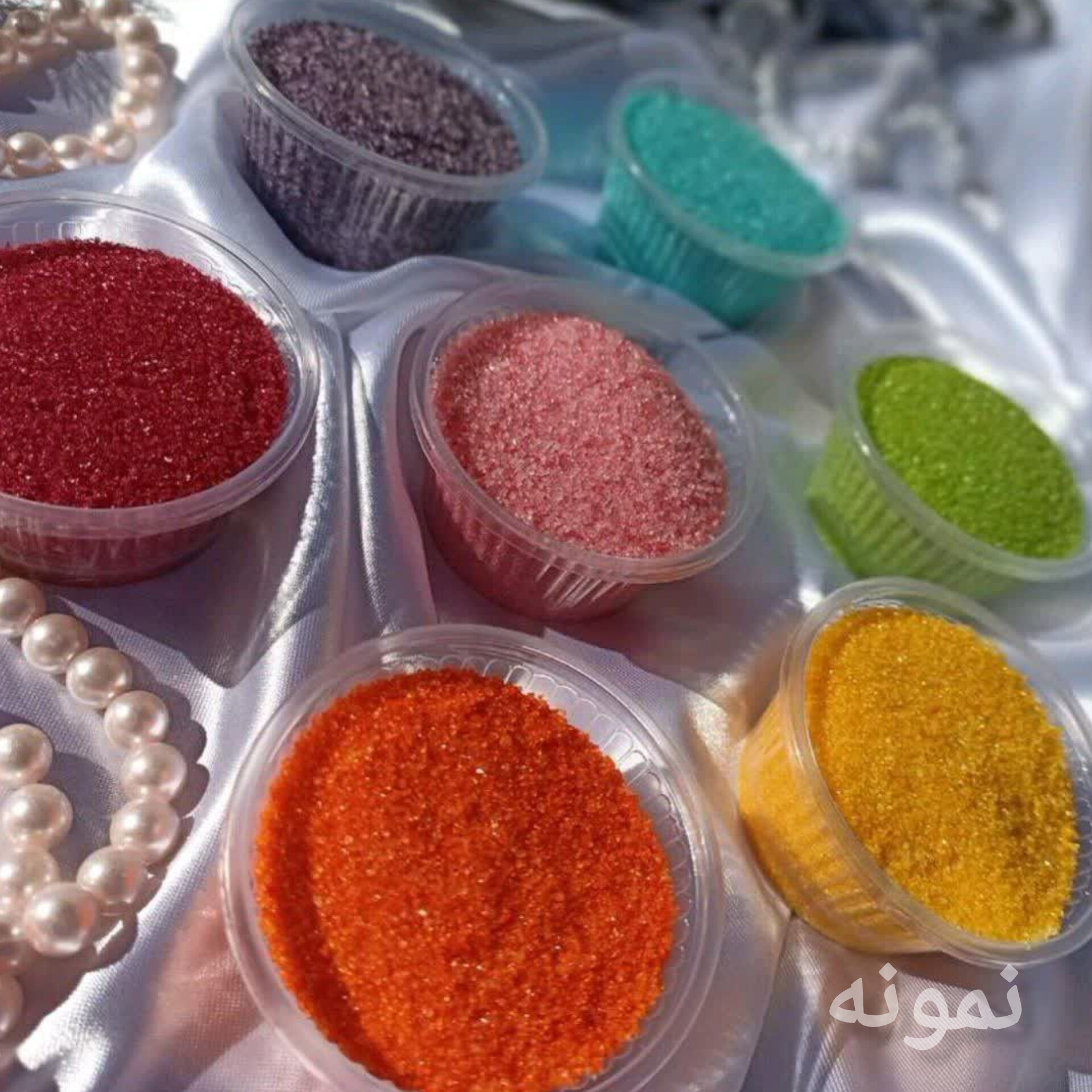 نمک رنگی خوراکی طبیعی | مناسب تزئین و سفره‌آرایی