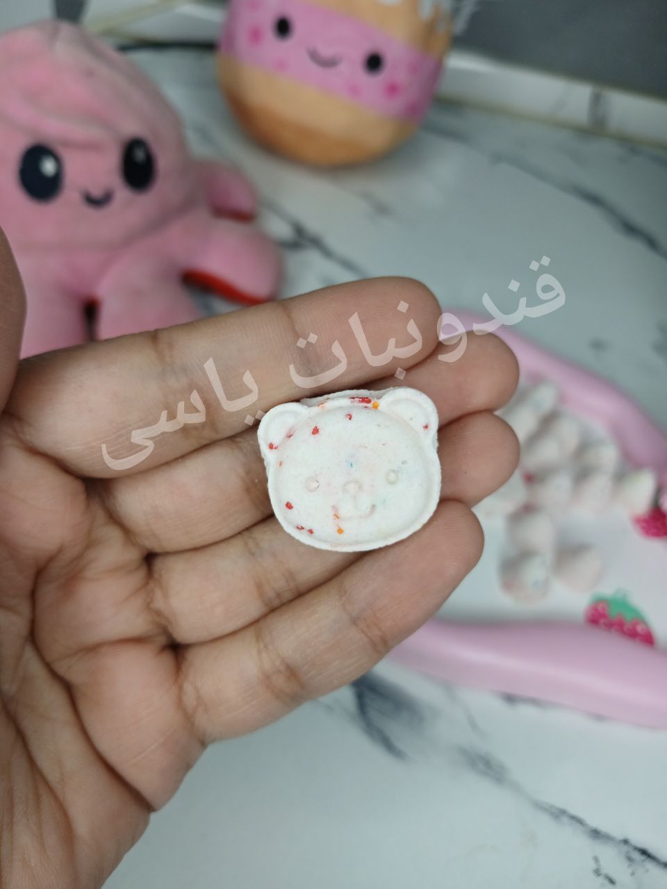 قند ترافلی وانیلی | قند فانتزی با طعم دلنشین وانیل و ظاهر رنگارنگ